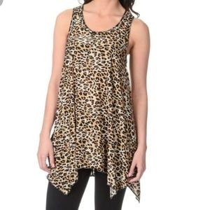 Sweet Juliet Leopard Print Racer Back